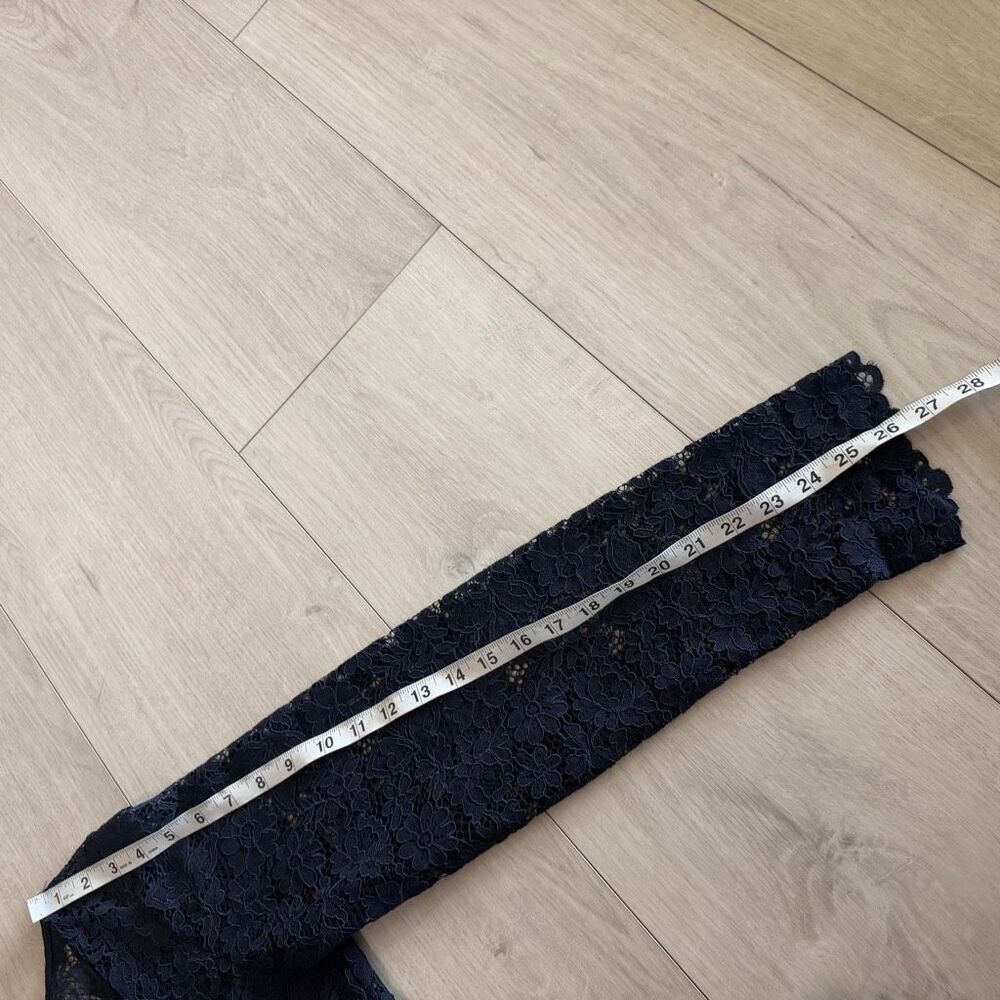 Zara women’s navy blue lace dress size XL - Picture 5 of 9